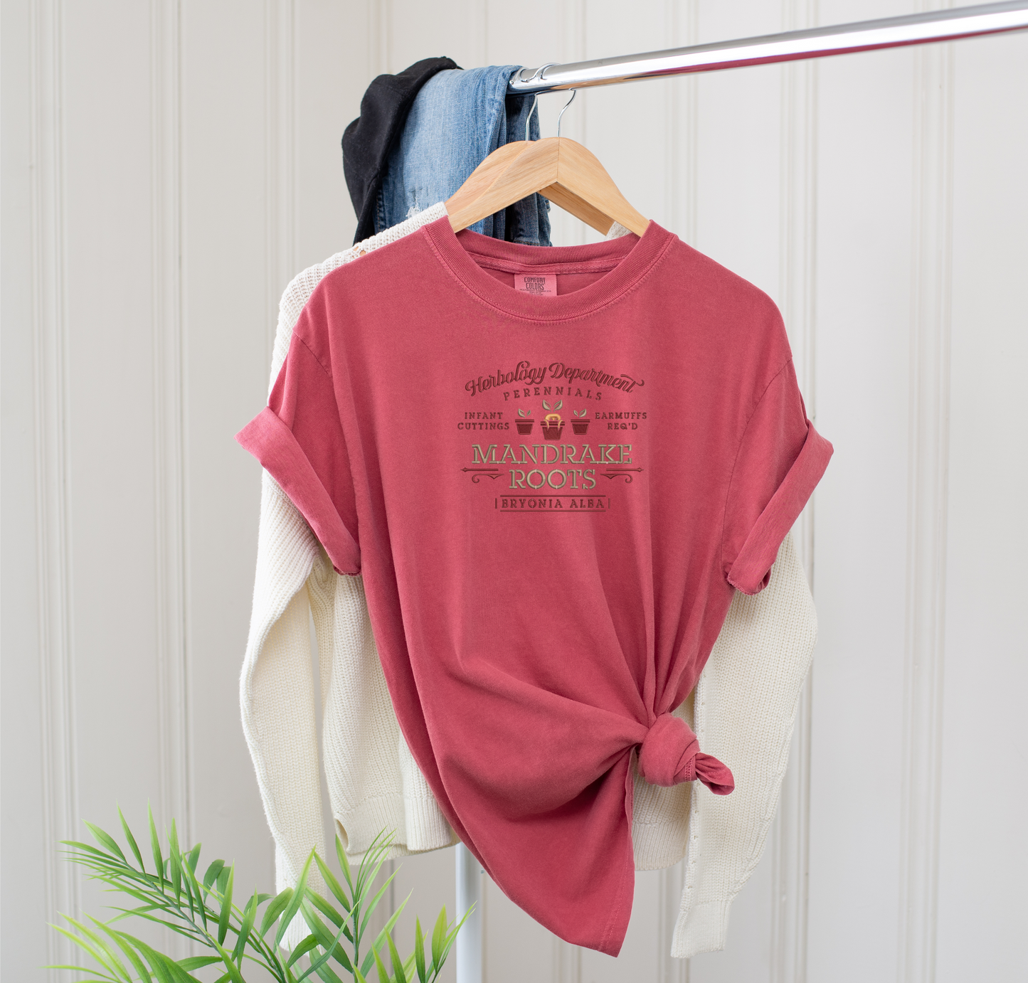 PRE-ORDER Mandrake Roots Tee - Crimson