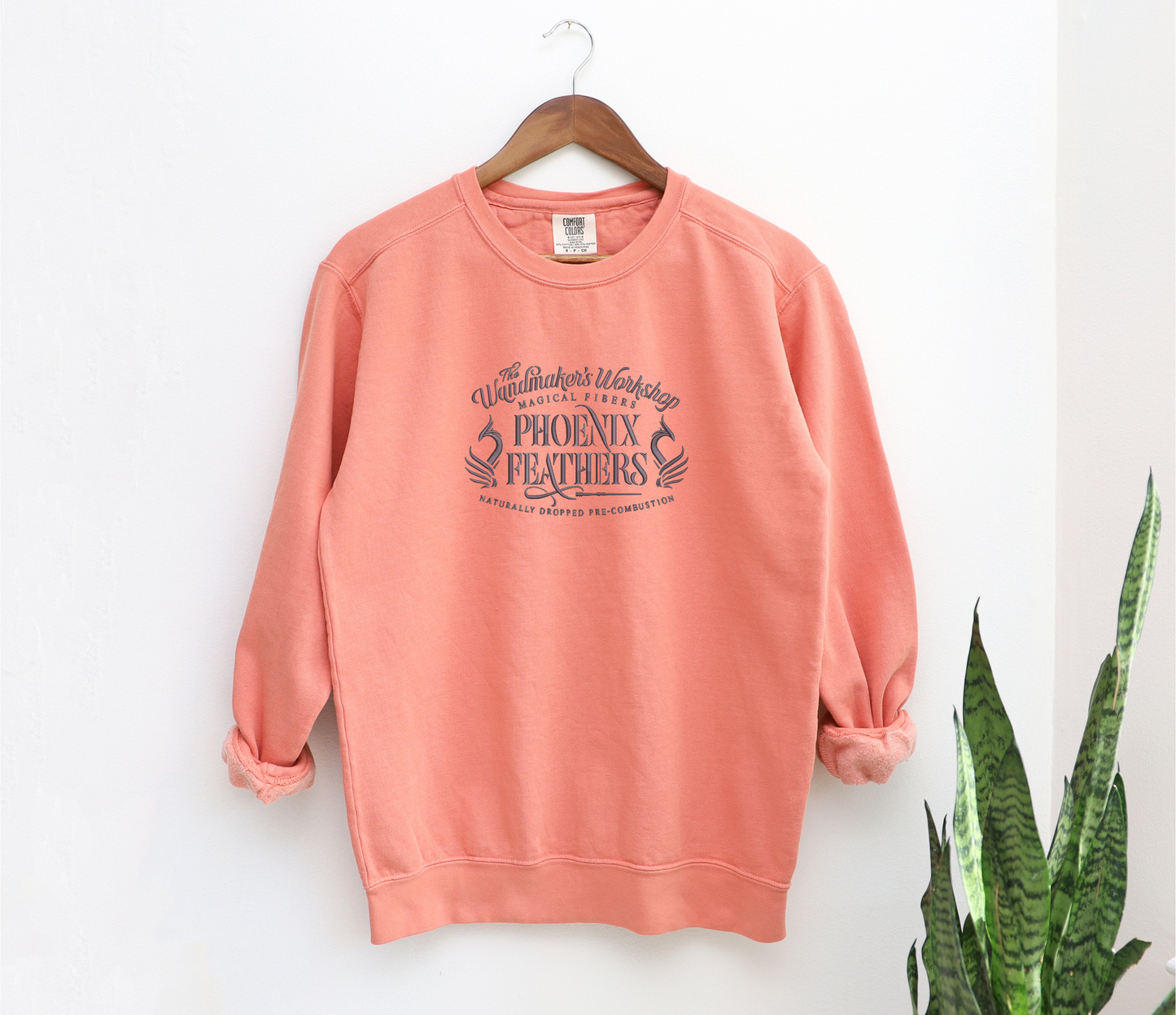 SMALL Phoenix Feathers Crew - Terracotta