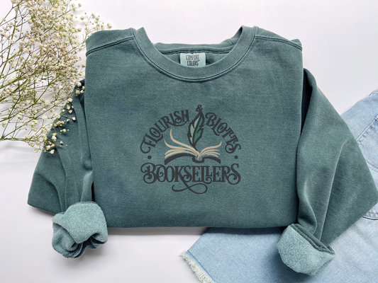 PRE-ORDER Flourish & Blotts Crew - Blue Spruce